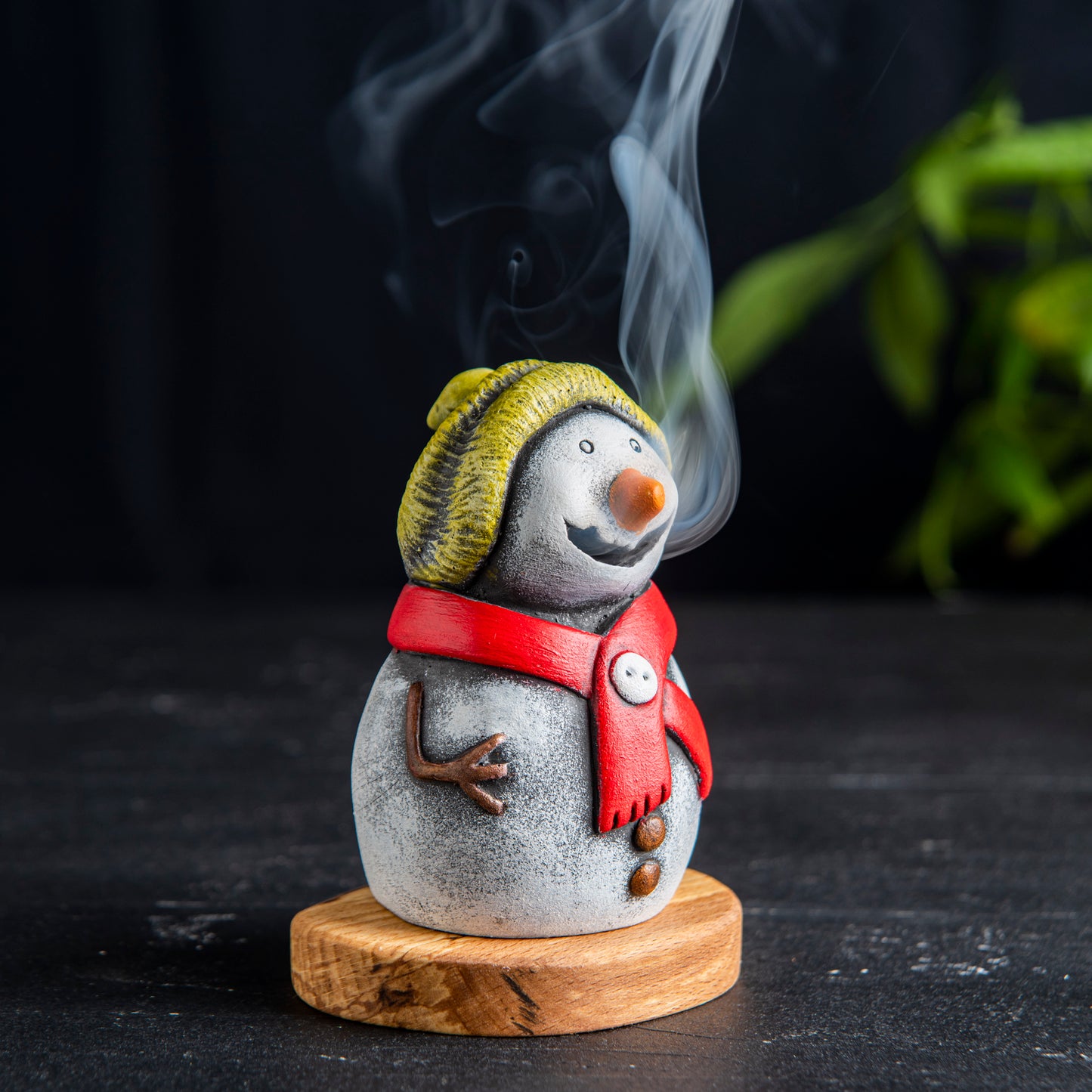 Snowman Incense Holder, Winter, Noel (waking) 4 units