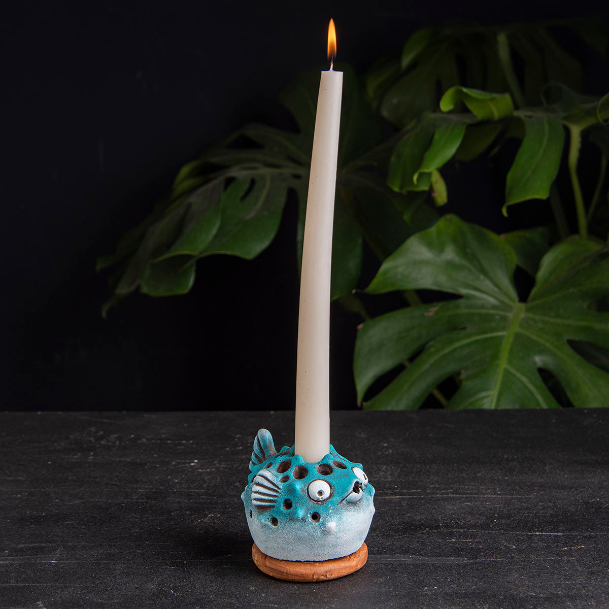 Fish Incense Holder and Candle Holder, Fish Stone Incense Holder  (waking) 4 units