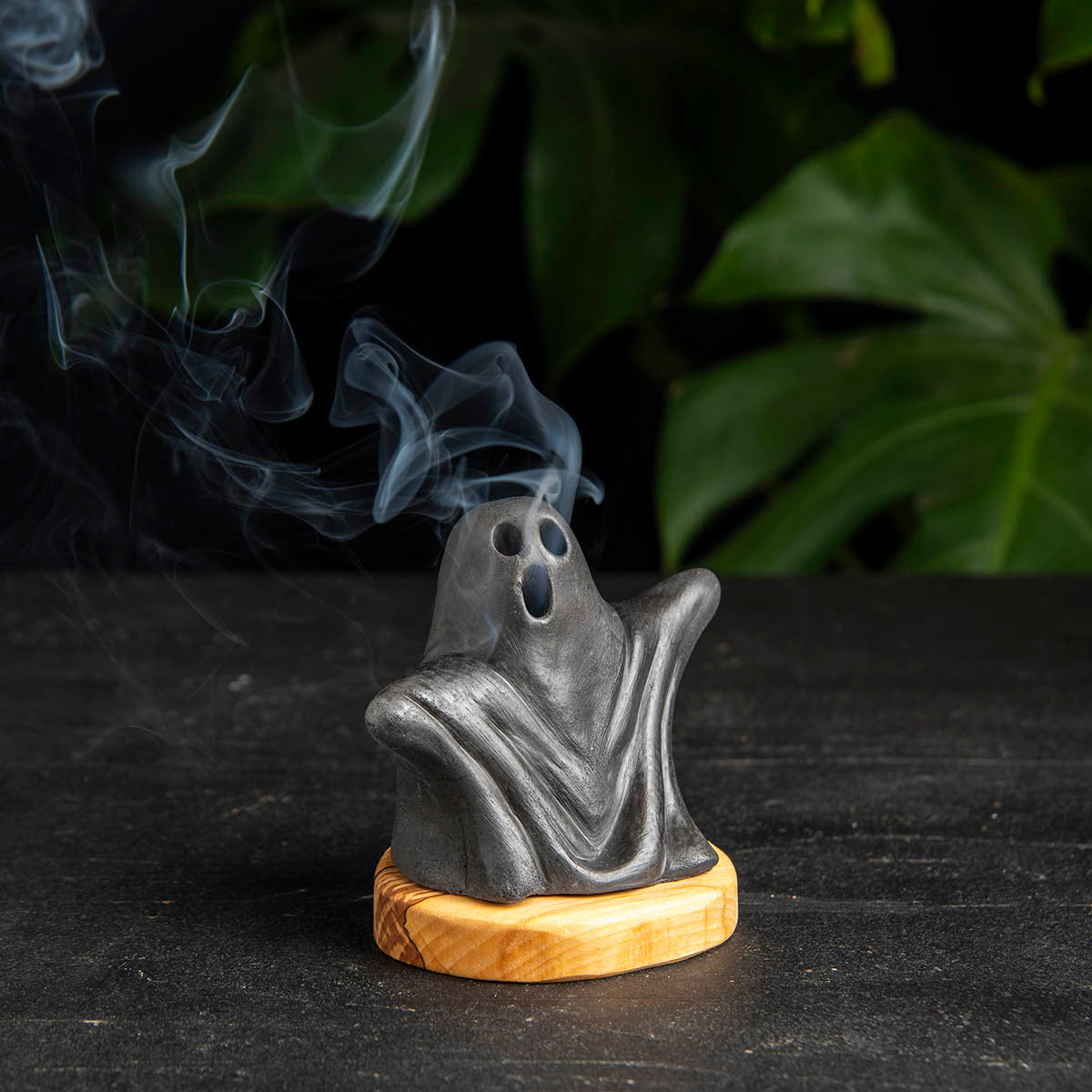 Spooky Halloween Ghost Incense Holder(Small), Ghost for Halloween (waking) 4 units