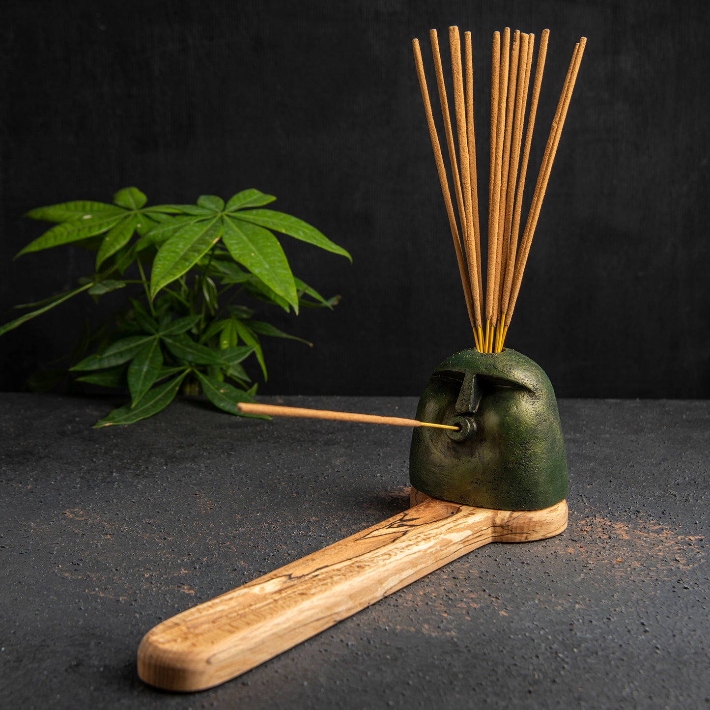 CHIEFTAIN Incense Stick Holder, Handmade Incense Holder with Beech Wood (waking) 4 units