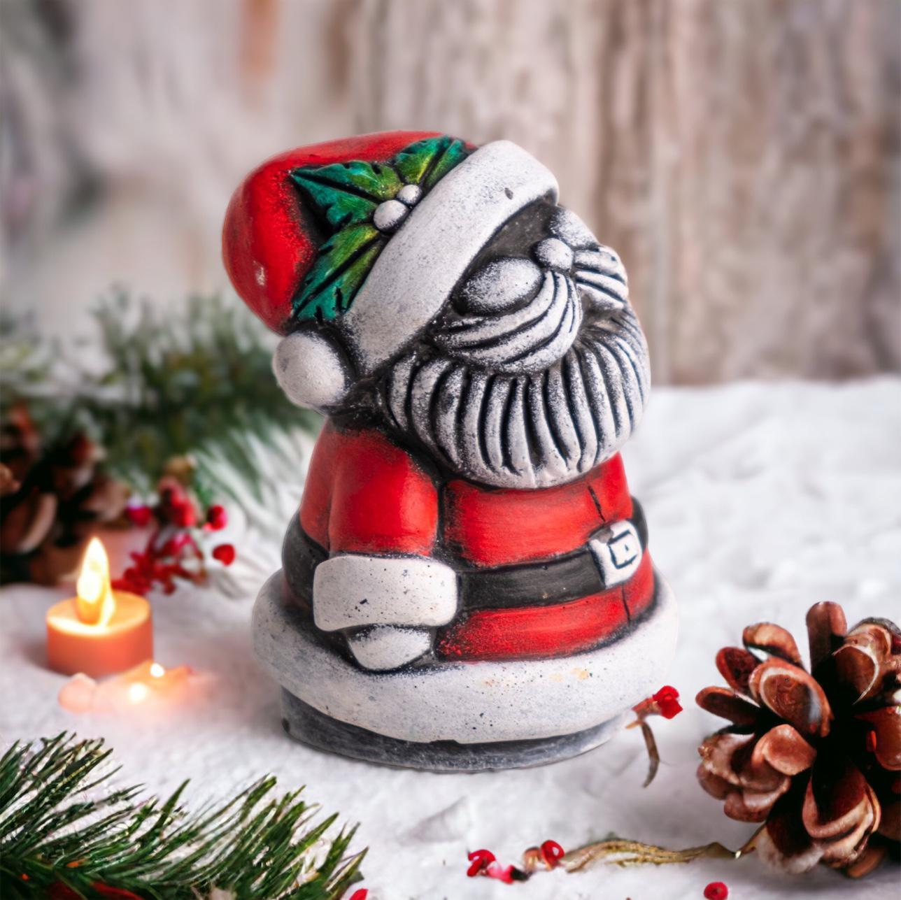 Santa Figure Incense Stick Holder, Winter, Noel (waking) 4 units