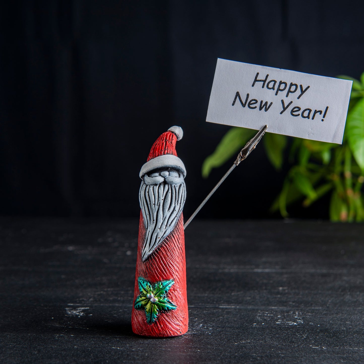 Christmas note holder stand,Santa Photo holder,Desk reminder