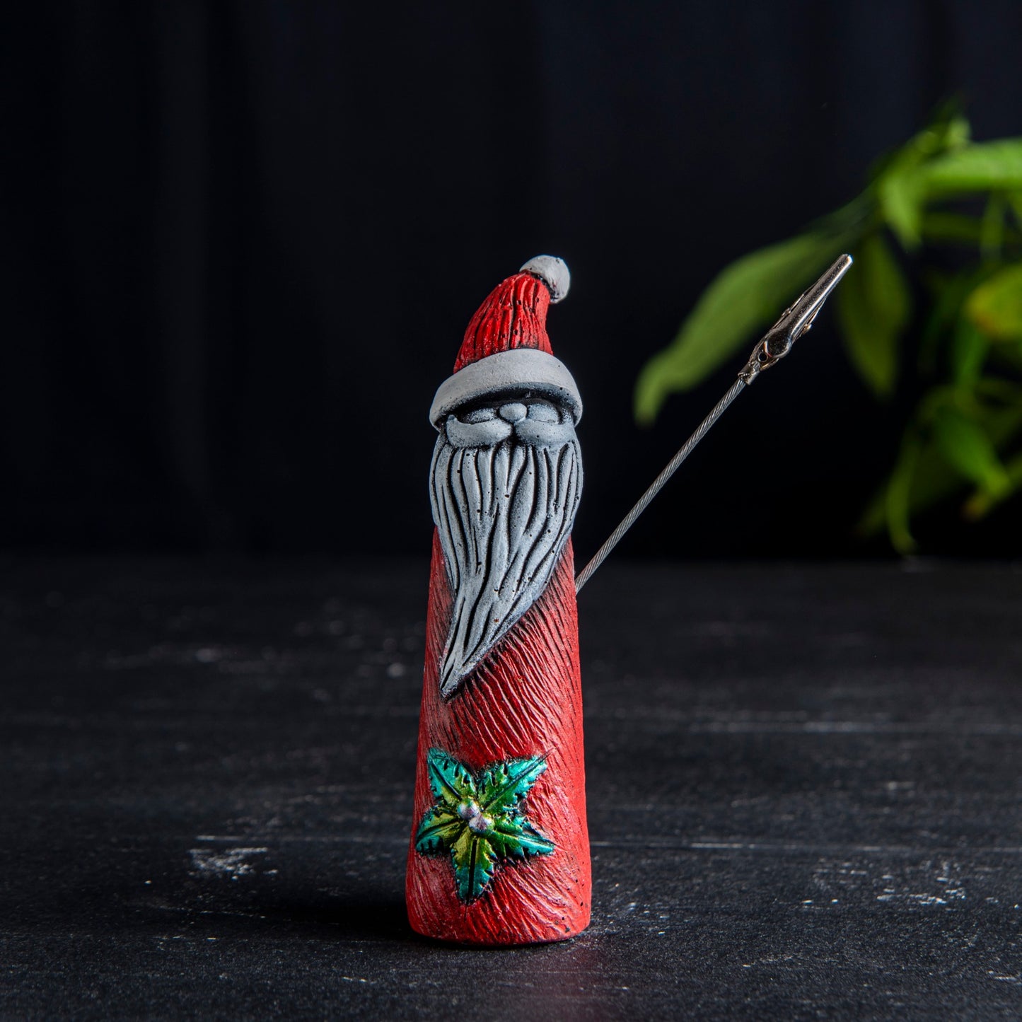 Christmas note holder stand,Santa Photo holder,Desk reminder