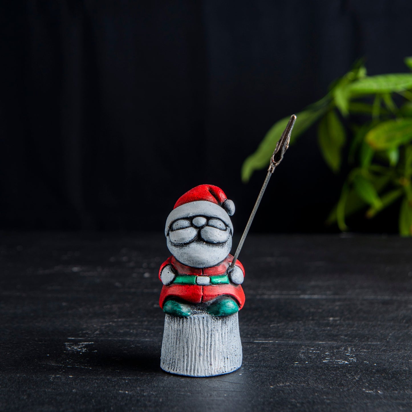 Christmas note holder stand,Santa Photo holder,Desk reminder