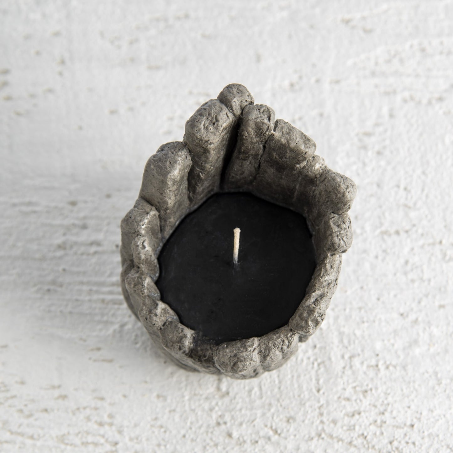 Asymmetric stone candle , Vegan Organic Soy Candle (waking) 4 units